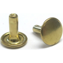 Nietstift geschlossen 10,7 mm, Messing - 500 Stück