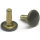 Nietstift geschlossen 10,7 mm, Eisen altmessing - 500 Stück