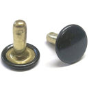 Nietstift geschlossen 10,7 mm, Messing bronziert - 500...