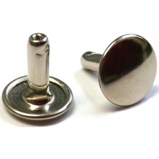 Nietstift geschlossen 11,6 mm, Eisen vernickelt - 500 Stück