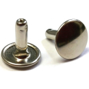 Nietstift geschlossen 11,6 mm, Messing vernickelt - 500...