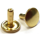 Nietstift geschlossen 11,6 mm, Messing - 500 Stück
