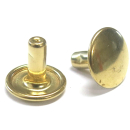 Nietstift geschlossen 9,8 mm, Messing - 500 Stück