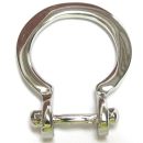 Bügelschäkel - Ring Ø 32 mm, vernickelt...