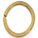 Schlüsselring oval 28 x 21 mm Eisen vergoldet