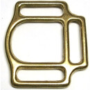 Halfterring 27 x 32 mm Messing