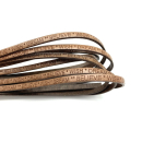 Lederband flach mit Prägung # believe · wish...