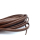 Lederband flach mit Doppelnaht 10 mm, braun