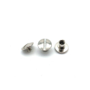 Buchschraube 5 mm, Eisen vernickelt