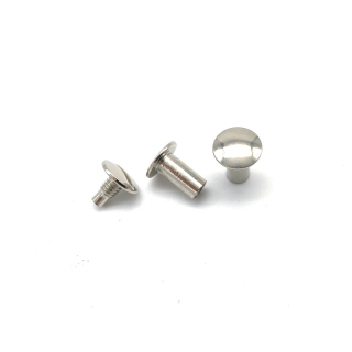 Buchschraube 10 mm, Eisen vernickelt