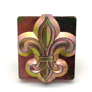 Punzierstempel "Lilie" " 30 x 27 mm