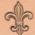 Punzierstempel "Lilie" " 30 x 27 mm