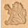 Punzierstempel "Löwe sitzend links" 30 x 27 mm