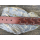 Lasergürtel- Lederstreifen "Fisch" Mittelbraun, 40 mm