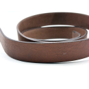 Wasserbüffel-Gürtellederstreifen Tan semi-anilin, 34 mm - Sonderposten*