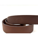 Wasserbüffel-Gürtellederstreifen Tan semi-anilin, 34 mm - Sonderposten*