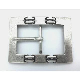 Doppelschnalle 40 mm, altsilber poliert