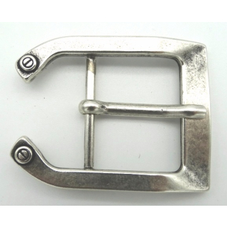 Doppelschnalle 40 mm, altsilber poliert