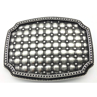 Koppel-Gürtelschnalle 40 mm, altsilber poliert