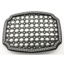 Koppel-Gürtelschnalle 40 mm, altsilber poliert