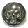 Nietzierteil "Skull" Ø 22 mm, altnickel