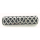 Nietzierteil "Geflecht" 50 x 13 mm, altsilber poliert