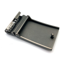 Klemmschnalle-Wendegürlel 35 mm, vernickelt schwarz satiniert