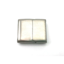 Magnetverschluss 21 mm, Edelstahl satiniert