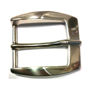 Halbschnalle 40 mm, versilbert