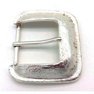 Halbschnalle 40 mm, versilbert