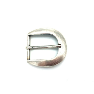 Halbschnalle 30 mm, altsilber poliert