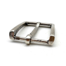 Halbschnalle 40 mm, altsilber poliert