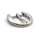 Halbschnalle 40 mm, altsilber poliert