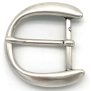 Halbschnalle 40 mm, altsilber poliert