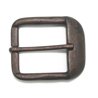 Halbschnalle 40 mm, altkupfer