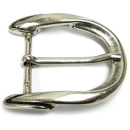 Halbschnalle 40 mm, altsilber poliert