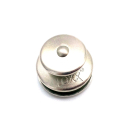 Oberteil Ø 15 mm / 4 mm, versilbert matt