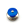 Oberteil Ø 15 mm / 3 mm, blau / vernickelt