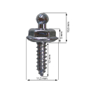Schraubunterteil- Edelstahl 4,2 x 12 mm