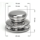 Oberteil Strass Basis Ø 15 mm / 4 mm,...