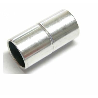 Magnetverschluss 10 mm, Messing versilbert