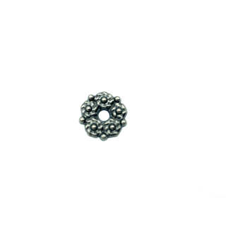 Zierteil mit Loch Ø 22 mm, altnickel