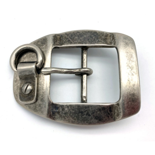 Doppelschnalle 38 mm, altnickel