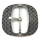 Doppelschnalle 60 mm, altnickel