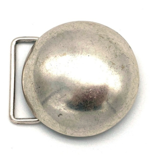 Koppel-Gürtelschnalle 40 mm, altsilber poliert
