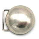 Koppel-Gürtelschnalle 40 mm, altsilber poliert