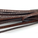 Lederband flach mit Prägung # love life & enjoy...