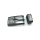Zweiteiliges Schnallenset 20 mm, altnickel mit Glitzer Einlage