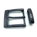 Zweiteiliges Schnallenset 40 mm, bronziert