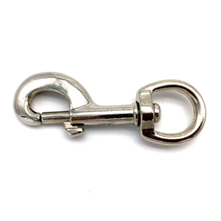 Bolzenkarabiner 16 mm,vernickelt